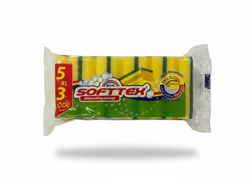 Губки для тефлоновой посуды Sofftex 5шт AW-0001146 фото