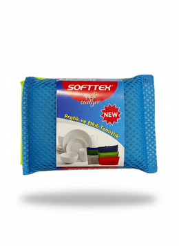 Губка для тефлоновой посуды 1/3 Softex ABV-0000155 фото